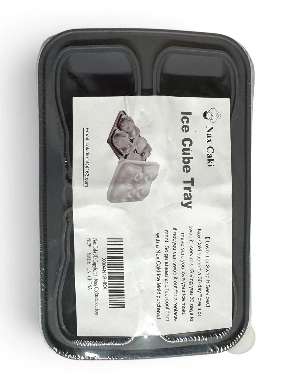 NIP 3D Capybara Silicone Ice Cube Mold for Whiskey Cocktails & Gifts